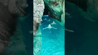 Blue cave in Skiathos  Lalaria beach [upl. by Nortad267]