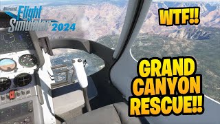 FLIGHT SIMULATOR 2024  HELICOPTER RESCUE MISSION GONE WRONG [upl. by Norword]