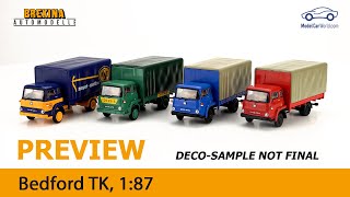 Brekina Preview 187 Bedford TK [upl. by Noterb]