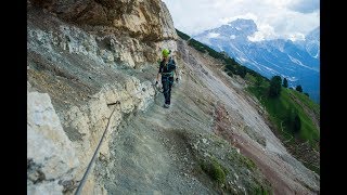 Via ferrata Astaldi Dolomites [upl. by Kcirad680]