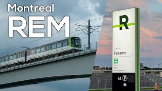 The Worlds Newest Metro is Here  Montreal REM [upl. by Ataynik]