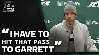 Aaron Rodgers Postgame Press Conference 121  Jets vs Seahawks [upl. by Trevethick]