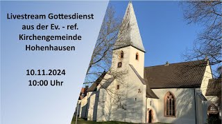 Livestream Gottesdienst vom 10112024 [upl. by Airol]