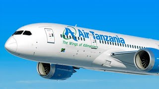 Mapokezi ndege mpya ya Air Tanzania BOEING B737Max 9Waziri Mkuu Majaliwa akiongoza mapokezi [upl. by Enileuqkcaj]