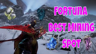 Fortuna Best Mining Spot  Warframe Fortuna [upl. by Brookes561]