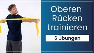 Oberen Rücken trainieren  Diese 6 Übungen beugen Rundrücken amp Co vor [upl. by Grosmark]