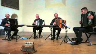 QUATUOR TOULOUSE ACCORDEON L hiver Vivaldi 2ème mouvement [upl. by Lladnek586]