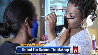 Behind the Scenes Disneys The Lion King Musical Part 3 quotThe MakeUpquot [upl. by Eneroc]