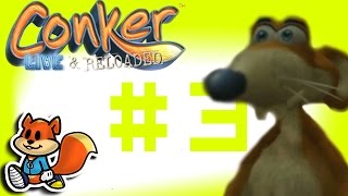 Conker Live amp Reloaded Walkthrough Part 3  Beehive amp Mouse Problem [upl. by Yllet154]