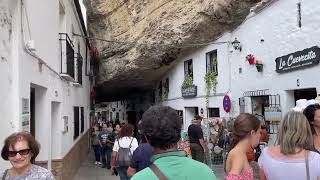 Street scene Setenil de las Bodegas Spain [upl. by Egide530]