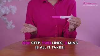 Easy Home Pregnancy Test  iknow Advance Midstream Pregnancy Kit  iwoman  Piramal [upl. by Adikam]