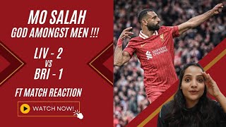 Liverpool 21 Brighton Reaction  Slots in game tactics  Salah The Egyptian King  Best Weekend [upl. by Dickens]