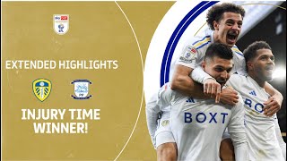 INJURY TIME WINNER  Leeds United v Preston North End extended highlights [upl. by Enelyw]