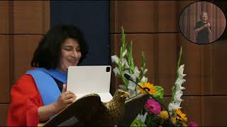 Robina Qureshi Honorary Graduate [upl. by Marela]