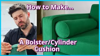 HOW TO MAKE A BOLSTER CUSHION  SEWING amp UPHSOLTERY TIPS AND TRICKS  FaceliftInteriors [upl. by Levison200]