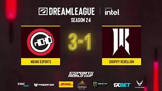 LIVE Shopify Rebellion vs Nouns Esports  DreamLeague Season 24 Closed Qualifiers [upl. by Astri556]