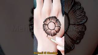 Girls mehndi designs for hand simple ❤️  mehndidesign shorts [upl. by Nairbo812]