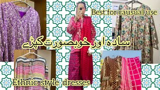 Casual dress desings for winter mid season ethnic style [upl. by Gay795]