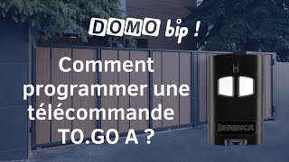 PROGRAMMER UNE TÉLÉCOMMANDE BENINCA TOGO A TOGO2A  TOGO4A [upl. by Epilif]