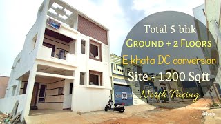 2bhk  1bhk  1Rm Ground amp 1st  1200 Sqft  Sale In Bangalore  Near KR Puram  Maragondanahalli [upl. by Edla]