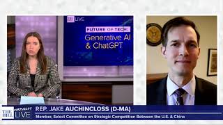 Rep Jake Auchincloss DMA  Future of Tech Generative AI amp ChatGPT [upl. by Stig]