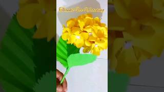 Hydrangea Paper Flower Hydrangea Flower Craft  Paper Flower  Simple Creative And Beautiful DIY [upl. by Iek466]