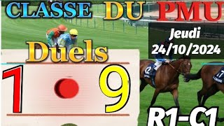 Pronostic PMU  Base solide du quinté du jeudi 24102024 Prix Montgomery [upl. by Beitch]