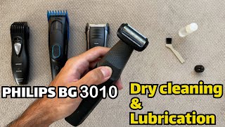 Philips BG3010 Dry clean amp lubrication [upl. by Ayekel384]