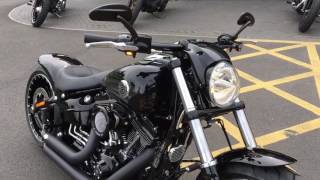 HarleyDavidson Breakout with Thunderbike Rear Fender [upl. by Atnahsa441]