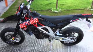 Brand new Aprilia SXV 450 quot 2014 Road legal Supermoto by HANZELMOTO RACING [upl. by Hamrah]