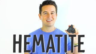 Hematite The Ultimate Grounding Stone 💪 Healing Benefits  Affirmation [upl. by Elleynad]