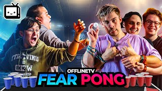 OFFLINETV FEAR PONG CHALLENGE 4 ft The Yard [upl. by Teragramyram190]