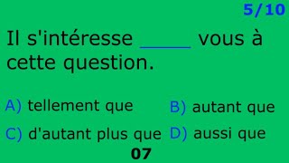 B1B2  10 FRENCH Grammar Questions  Medley N°11 of Grammar Exercises  FRENCH QUIZ [upl. by Latsyrhc]