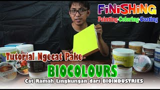 TUTORIAL FINISHING KAYU PAKAI BIOCOLOURS Waterbased [upl. by Fia]