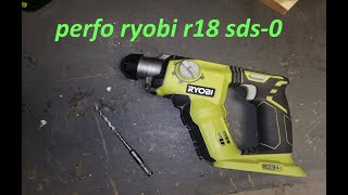 perfo ryobi r18 sds0 [upl. by Nahsyar]