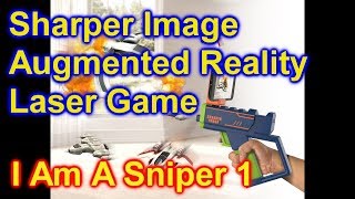 Sharper Image AR Blaster Augmented Reality Laser Game 3 [upl. by Meesan]