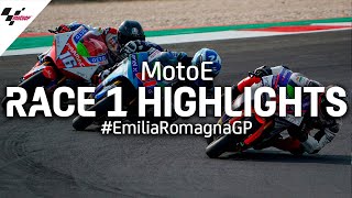 MotoE Race 1 Highlights  2020 EmiliaRomagnaGP [upl. by Neile428]