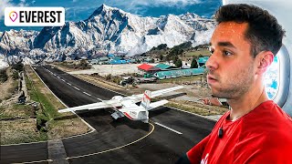 EL AEROPUERTO MÁS PELIGROSO DEL MUNDO PARA IR AL EVEREST  TheGrefg [upl. by Bolitho]