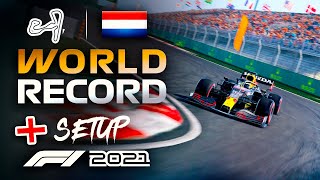 HOW to get the ZANDVOORT WORLD RECORD Track Guide  Setup  F1 2021 [upl. by Reggie]