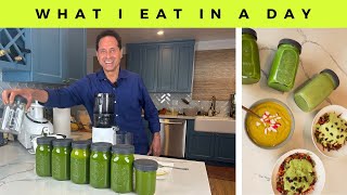 What LOU CORONA Eats In A Day 50 years raw vegan [upl. by Juta]