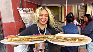 QUESADILLA GIGANTE más de MEDIO METRO  Crudeo Time [upl. by Fassold926]