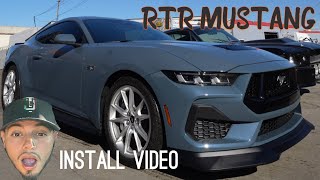 2024 FORD MUSTANG GT GETS RTR MODIFICATIONS [upl. by Stutzman]