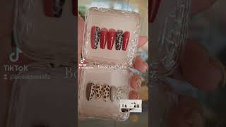 Handmade Designer PressOn Nails Sets pressonails nailtech luxurypressonnails [upl. by Zeus]