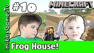 HobbyPig Minecraft 10 FrogHouse Build Trixie Crashes In Webcam Xbox by HobbyGamesTV [upl. by Quintus90]