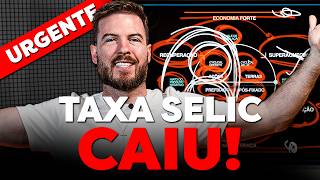 URGENTE TAXA SELIC CAIU PARA 1275  O QUE FAZER COM O SEU DINHEIRO [upl. by Akinam]