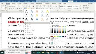 MS Office Text Formatting Tips  Font Group Tutorial bold italic msword [upl. by Adnorrahs179]