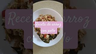 Receta fácil de arroz con pollo y verduras [upl. by Dido]