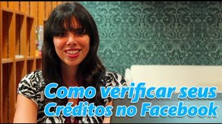 Como verificar seus Créditos no Facebook [upl. by Martinsen]