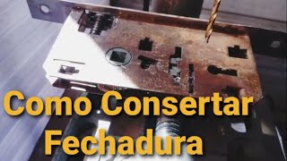 Como Consertar Fechadura  Lingüeta quebrada  CHAVEIRO H M  Locksmith [upl. by Trilbi601]