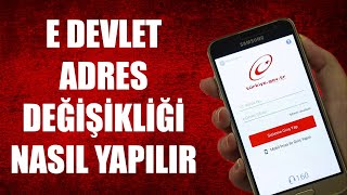 E DEVLET ADRES DEĞİŞİKLİĞİ NASIL YAPILIR [upl. by Cristi504]